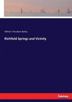 Richfield Springs and Vicinity
