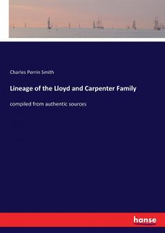Lineage of the Lloyd and Carpenter Family