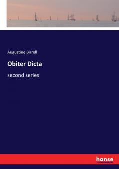 Obiter Dicta