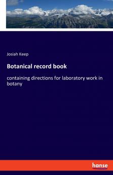 Botanical record book