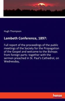 Lambeth Conference 1897