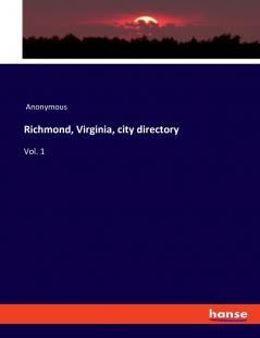 Richmond Virginia city directory