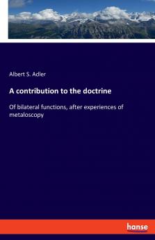 A contribution to the doctrine
