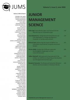 Junior Management Science Volume 5 Issue 2 June 2020