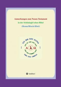 Anmerkungen zum Neuen Testament