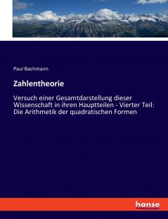 Zahlentheorie