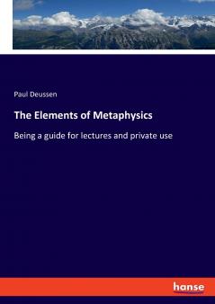 The Elements of Metaphysics