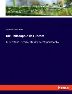 Die Philosophie des Rechts