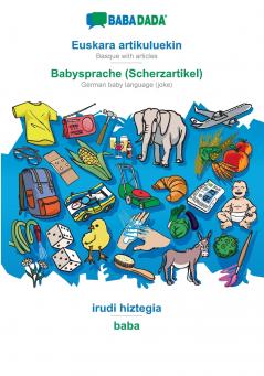 Euskara artikuluekin - Babysprache (Scherzartikel) irudi hiztegia