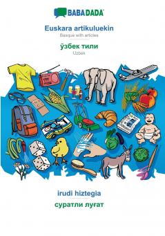 Euskara artikuluekin - Uzbek (in cyrillic script) irudi hiztegia
