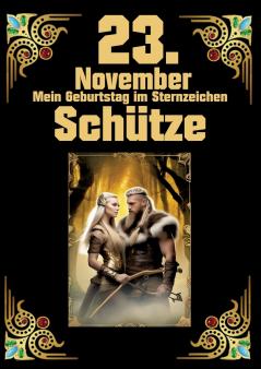 23. November mein Geburtstag