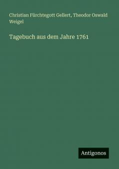 Tagebuch aus dem Jahre 1761