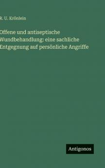 Offene und antiseptische Wundbehandlung