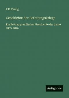 Geschichte der Befreiungskriege