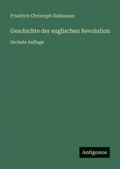 Geschichte der englischen Revolution