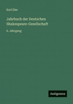 Jahrbuch der Deutschen Shakespeare-Gesellschaft