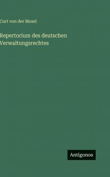 Repertorium des deutschen Verwaltungsrechtes