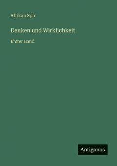 Denken und Wirklichkeit