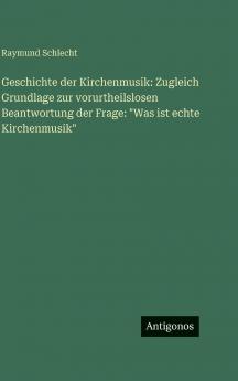 Geschichte der Kirchenmusik