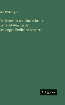 Die Knochen und Muskeln der Extremitäten bei den schlangenähnlichen Sauriern