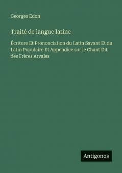 Traité de langue latine