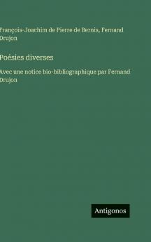 Poésies diverses
