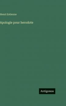 Apologie pour herodote