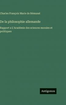 De la philosophie allemande