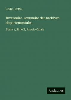 Inventaire-sommaire des archives départementales