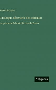 Catalogue déscriptif des tableaux