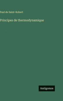 Principes de thermodynamique