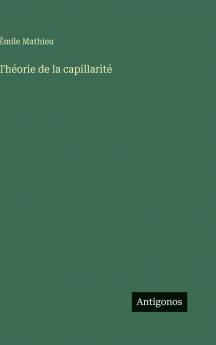 Théorie de la capillarité