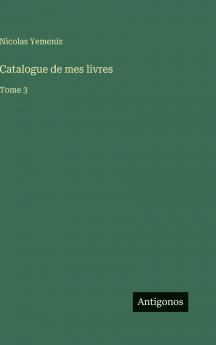 Catalogue de mes livres