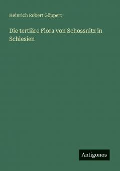 Die tertiäre Flora von Schossnitz in Schlesien