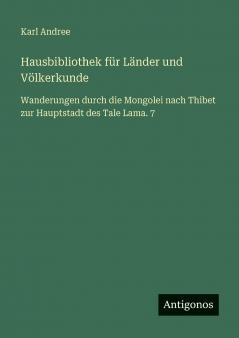Hausbibliothek für Länder und Völkerkunde
