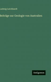 Beiträge zur Geologie von Australien