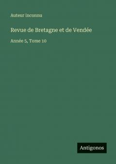 Revue de Bretagne et de Vendée