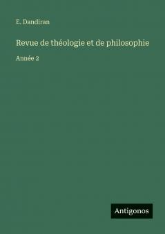 Revue de théologie et de philosophie