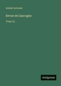 Revue de Gascogne