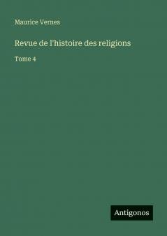 Revue de l'histoire des religions