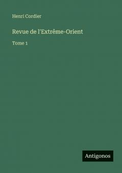 Revue de l'Extrême-Orient