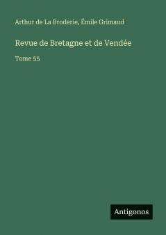 Revue de Bretagne et de Vendée
