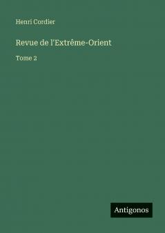 Revue de l'Extrême-Orient
