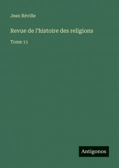 Revue de l'histoire des religions