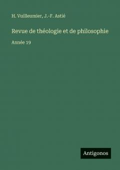 Revue de théologie et de philosophie