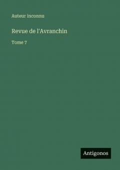 Revue de l'Avranchin