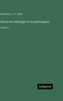 Revue de théologie et de philosophie