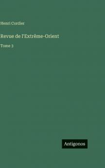 Revue de l'Extrême-Orient