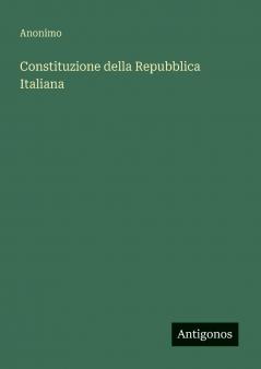 Constituzione della Repubblica Italiana