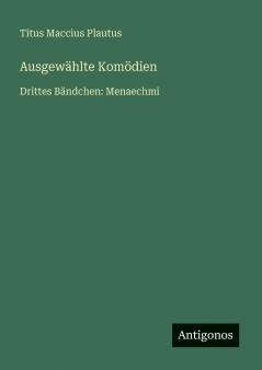 Ausgewählte Komödien